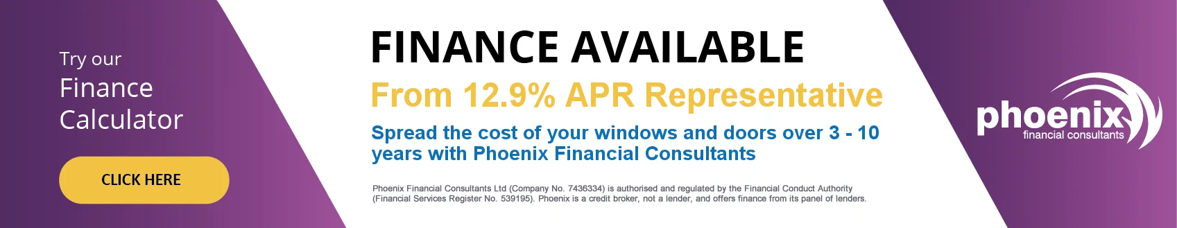Appointed Representative of Phoenix Financial Consultants - Cristal Windows, Doors & Conservatories