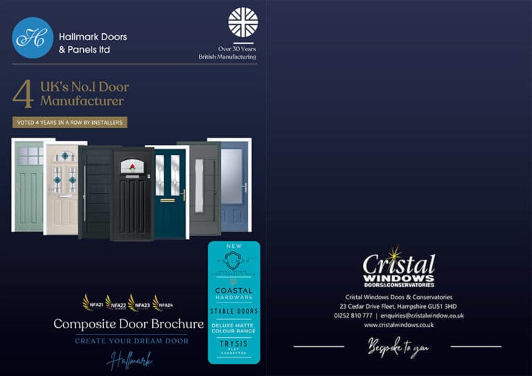 Hallmark Composite door Brochure cover