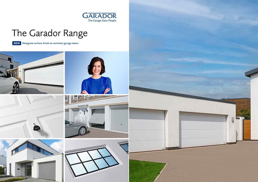 The Garador Garage Doors Brochure Cover – Cristal Windows, Doors & Conservatories