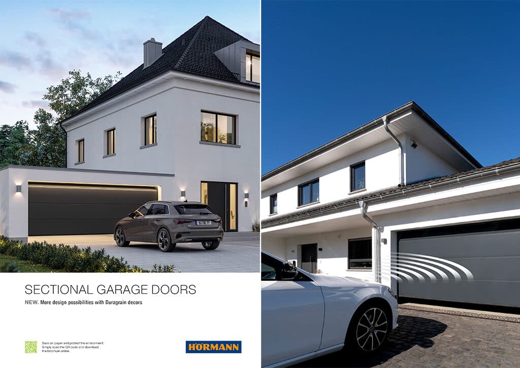 Hörmann Sectional Garage Doors Brochure Cover – Cristal Windows, Doors & Conservatories