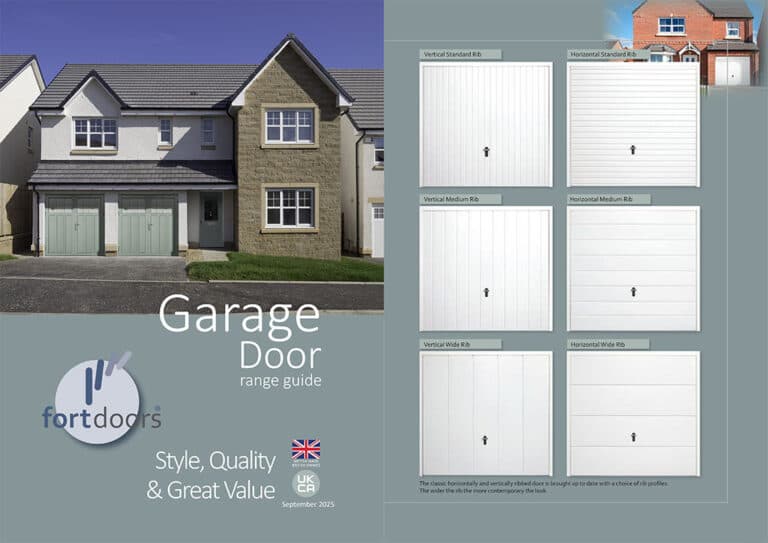 Fort Doors Garage Doors Brochure Cover – Cristal Windows, Doors & Conservatories