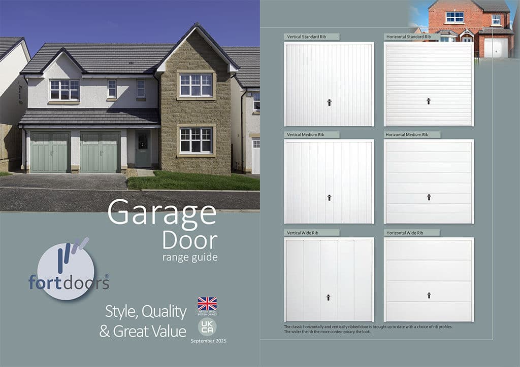 Fort Doors Garage Doors Brochure Cover – Cristal Windows, Doors & Conservatories