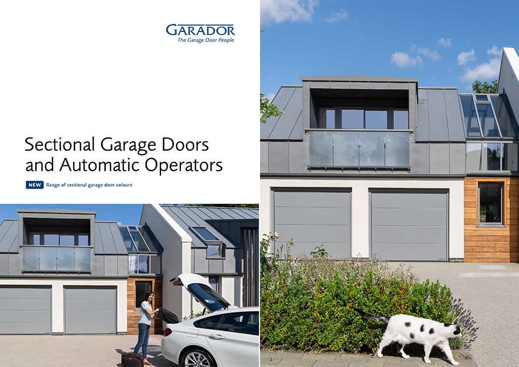 The Garador Sectional Garage Doors Brochure Cover – Cristal Windows, Doors & Conservatories