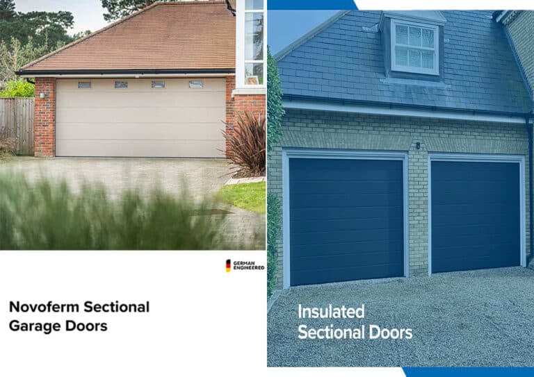 Novoferm Sectional Garage Doors Brochure Cover – Cristal Windows, Doors & Conservatories