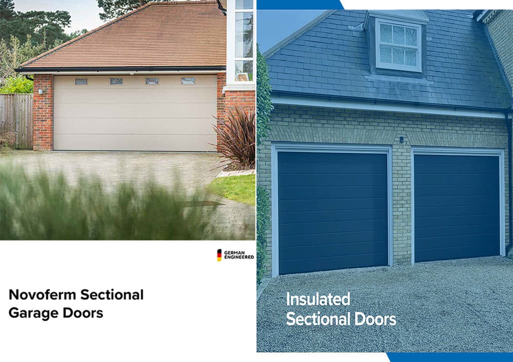 Novoferm Sectional Garage Doors Brochure Cover – Cristal Windows, Doors & Conservatories