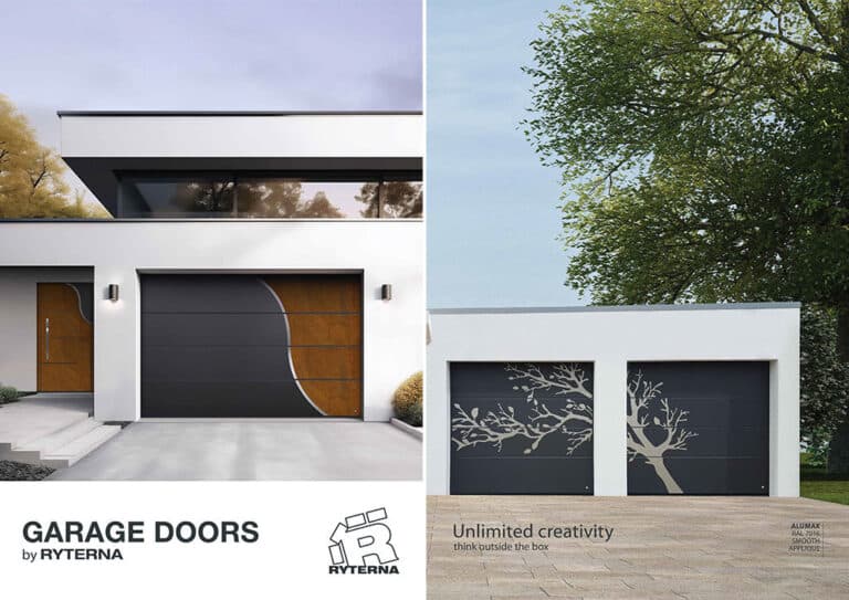 Ryterna Garage Doors Brochure Cover – Cristal Windows, Doors & Conservatories