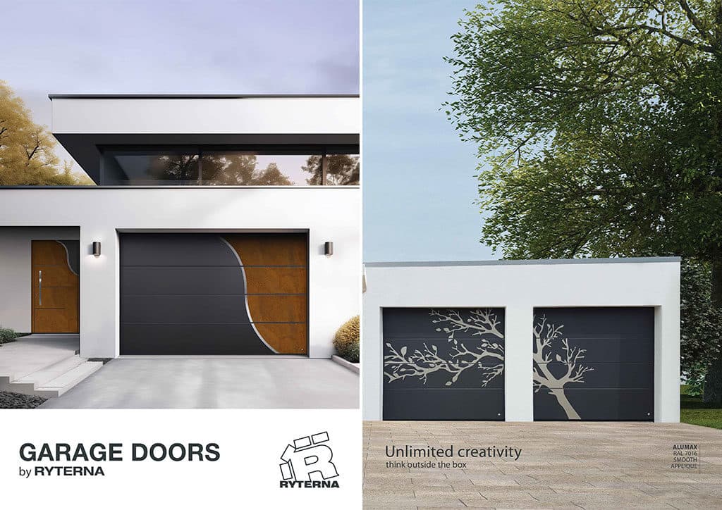 Ryterna Garage Doors Brochure Cover – Cristal Windows, Doors & Conservatories