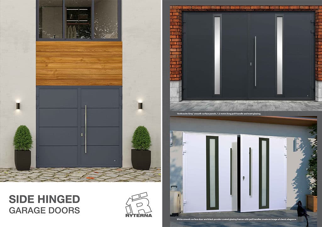 Ryterna Side Hinged Garage Doors Brochure Cover – Cristal Windows, Doors & Conservatories