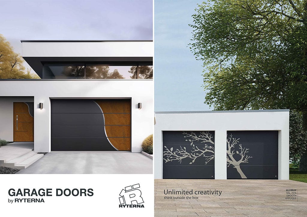 Ryterna Garage Doors Brochure Cover – Cristal Windows, Doors & Conservatories
