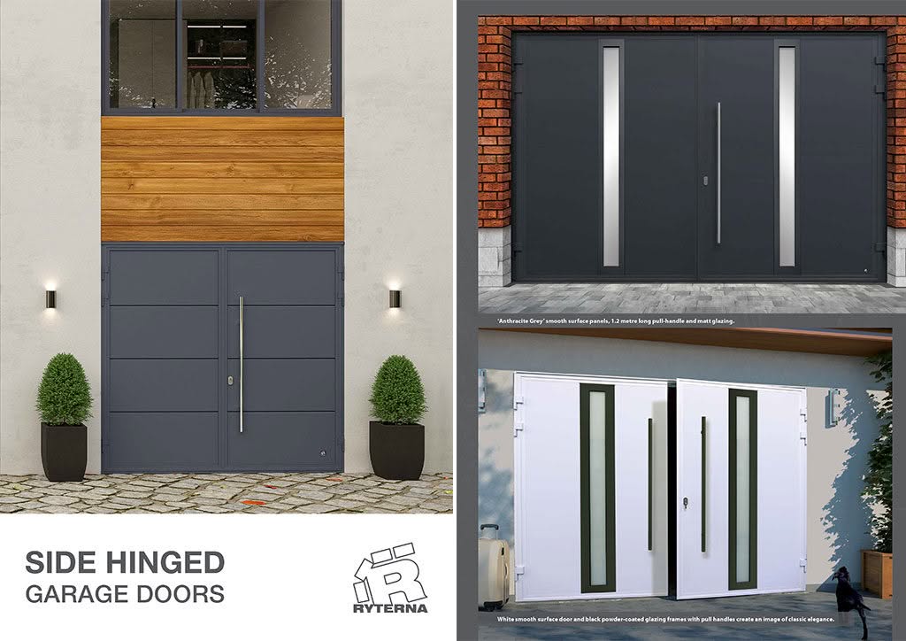 Ryterna Side Hinged Garage Doors Brochure Cover – Cristal Windows, Doors & Conservatories